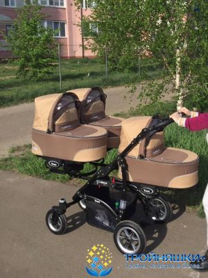 Продам коляску для тройни Baby Active Trippy